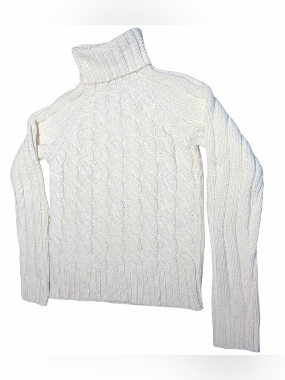 The Limited Vintage Cable Knit Turtle Neck Sweater